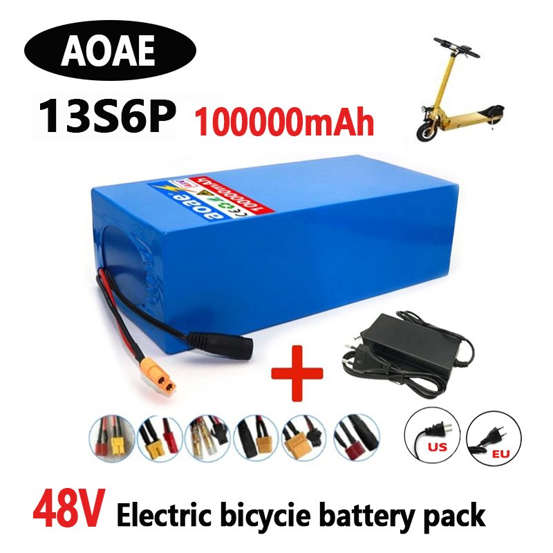 60V 50Ah Electric Scooter Battery - 100%18650オリジナル 48V 100Ah 13s6p リチウム電池パック 48v