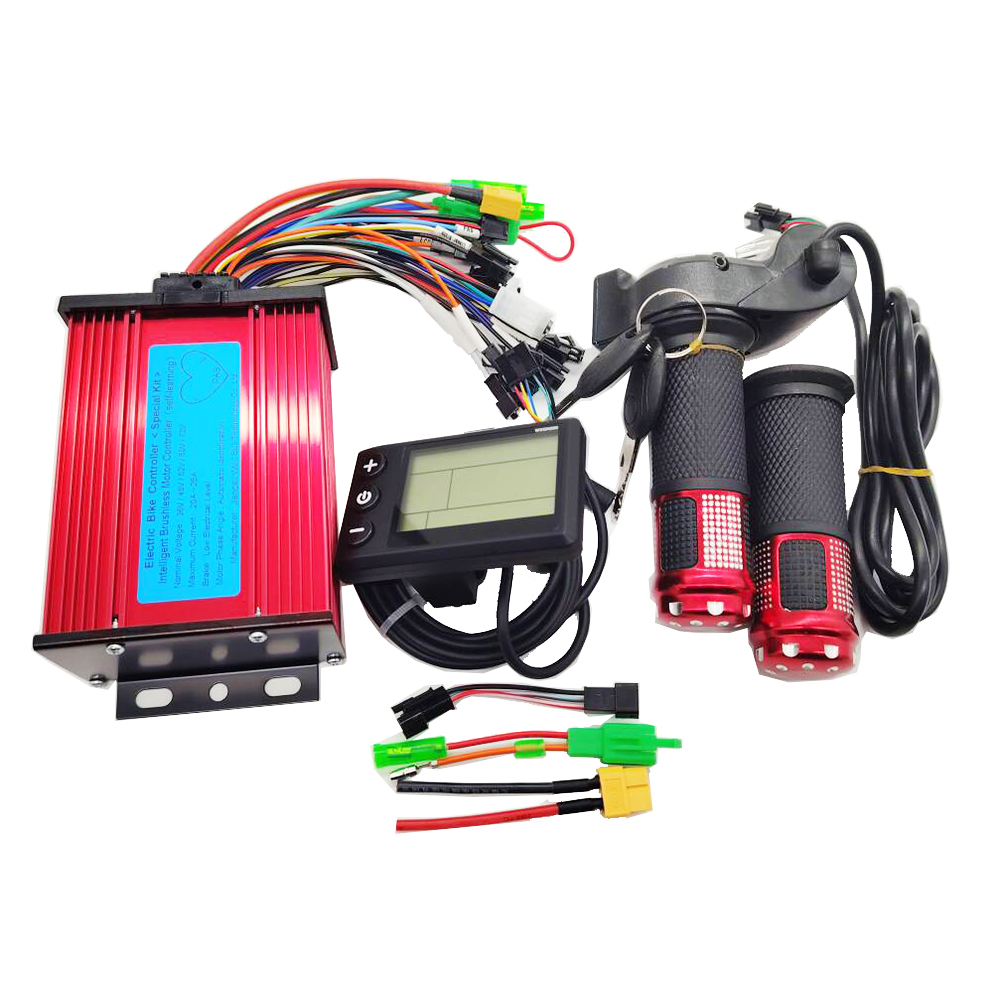 Kelly Kls7230S Controller - 電動自転車エスクーターコントローラ 350 ワット-500 ワット lcd ディスプレイスロットルブラシレスモーター
