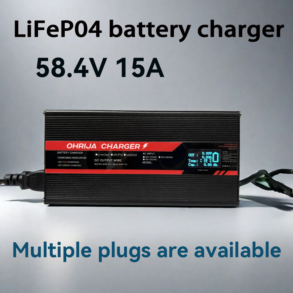 84V 20A Smart Charger - OHRIJA 58.4V 15A ハイパワー急速充電器 16 S