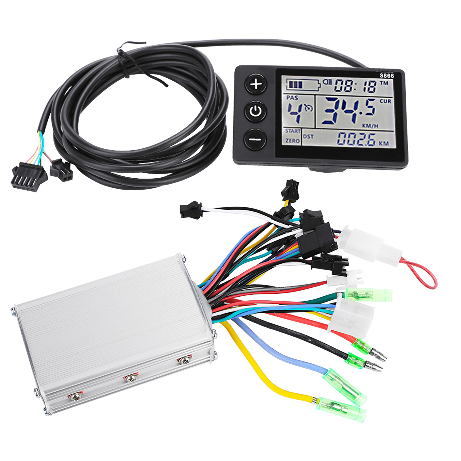 Kelly Kls7230S Controller - 電動スクーター用防水LCDモーターコントローラー,ディスプレイパネル,ブラシレスコントローラーキット,24v-48v