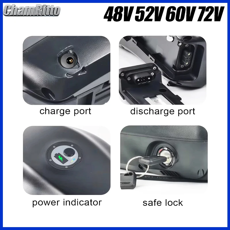 48V 50Ah、52V 35Ah、60V 40Ah、72V - 72V 50Ah 21700 Lithium Battery のレビューと価格