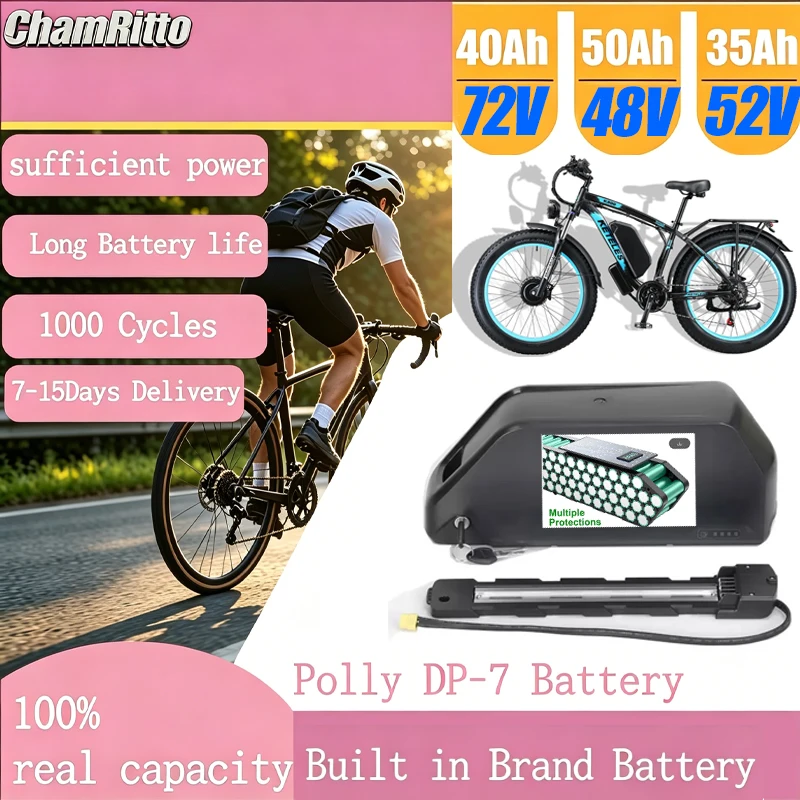 ChampionPolly Ebike 48v50ah バイ - 72V 50Ah 21700 Lithium Battery のレビューと価格