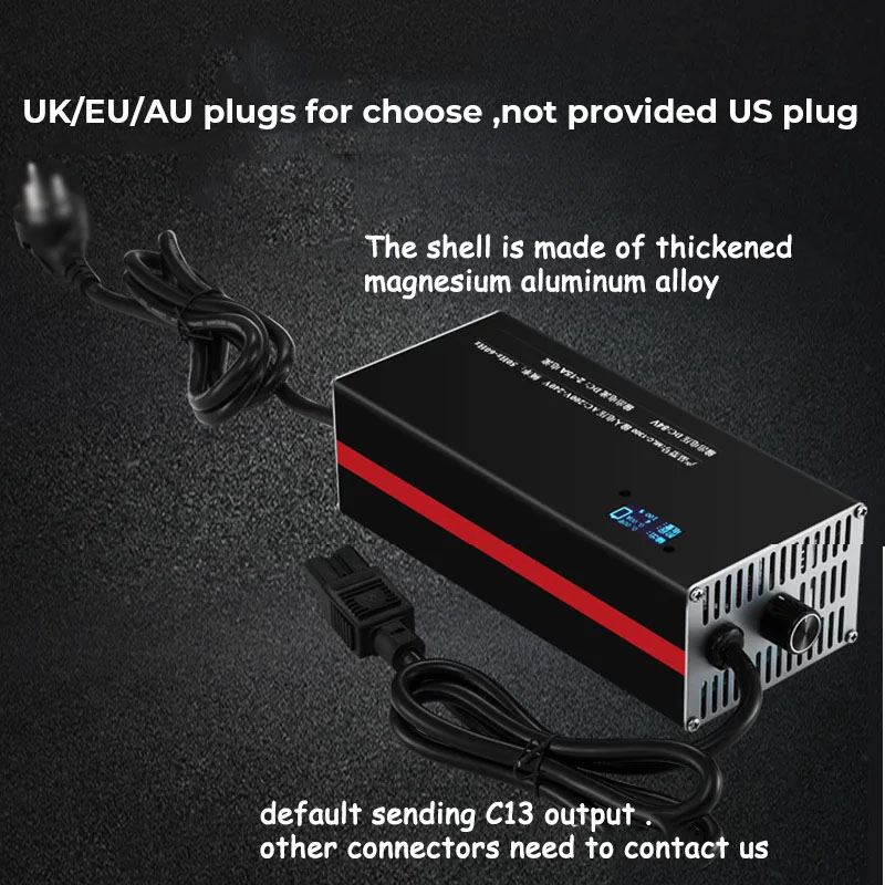 2-15A電流調整急速充電36V 48V 58.4V 72V - 72V 15A Fast Charger のレビューと価格