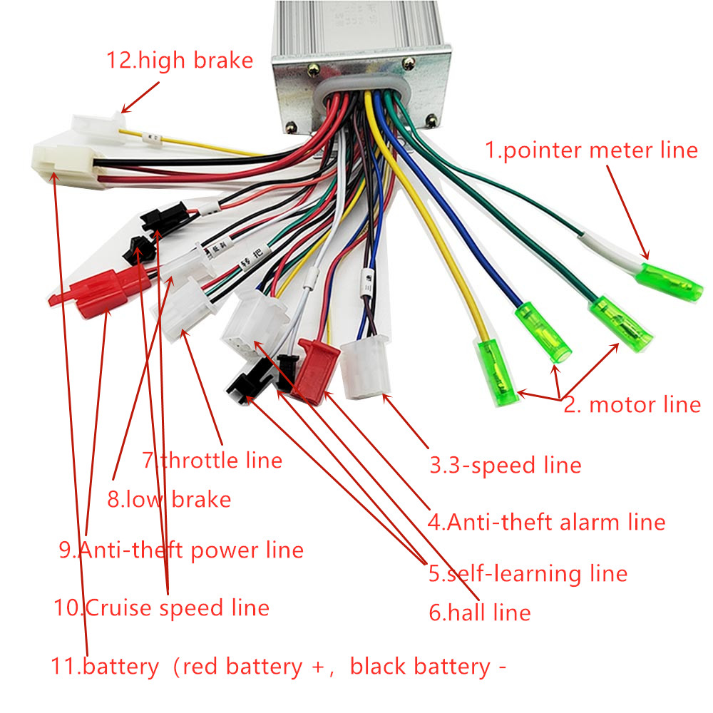 36 V/48 V 350 ワット電動自転車ブラシレスコント - Kelly Kls7230S Controller のレビューと価格