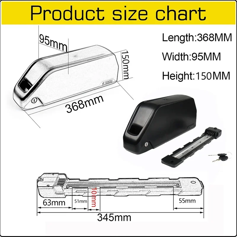 Eバイク Cham-rider 36V 48V 52V 30 - 72V 50Ah 21700 Lithium Battery のレビューと価格