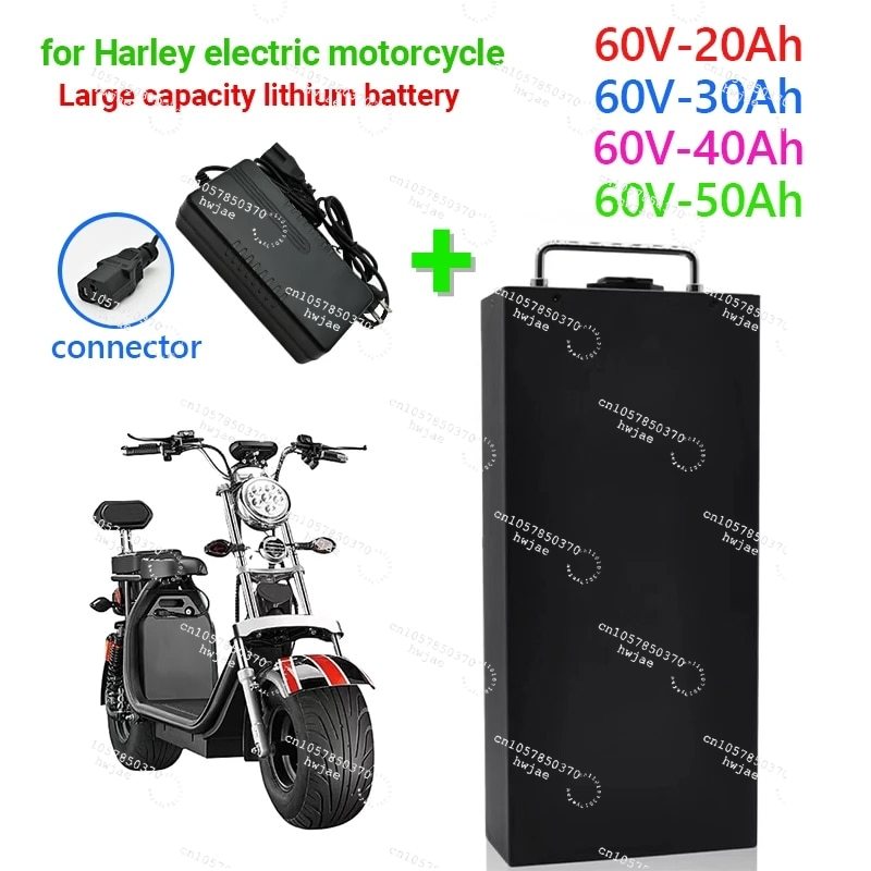 電動スクーター電動バイク用リチウムイオンバッテリー 60V  - 60V 50Ah Electric Scooter Battery のレビューと価格