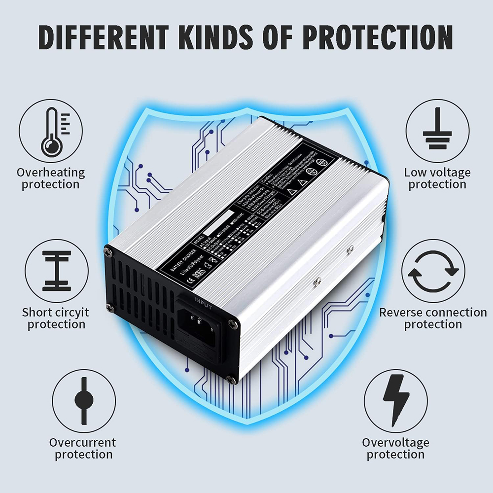 LEDディスプレイ付きリチウム電池充電器,67.2v,5a, - 84V 20A Smart Charger のレビューと価格